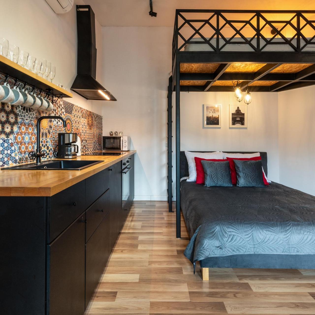 Modern Apartment Arizona Studio Old Town Dietla Balcony Краков Экстерьер фото