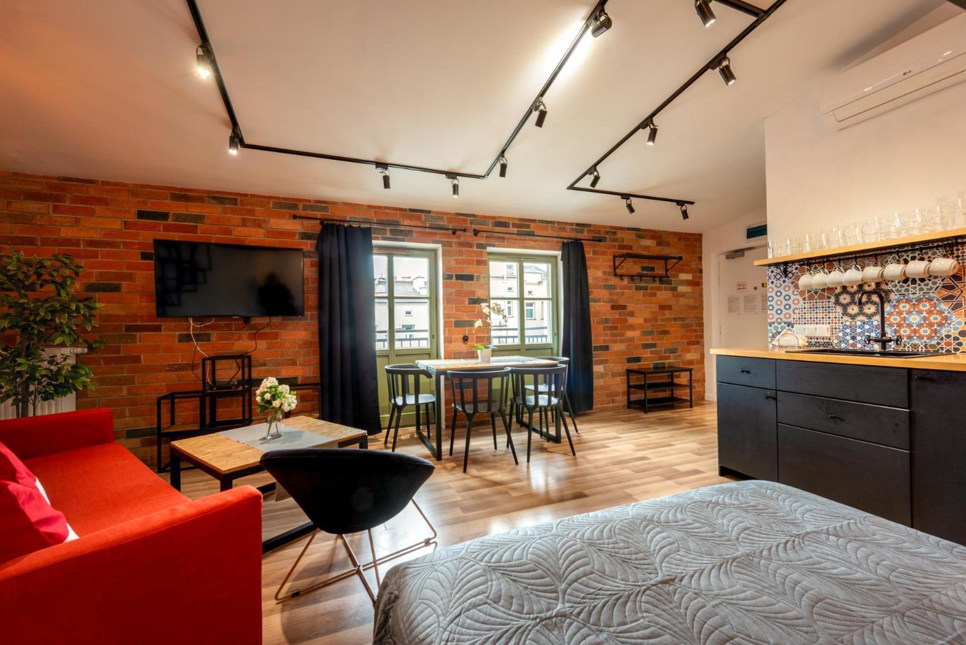Modern Apartment Arizona Studio Old Town Dietla Balcony Краков Экстерьер фото