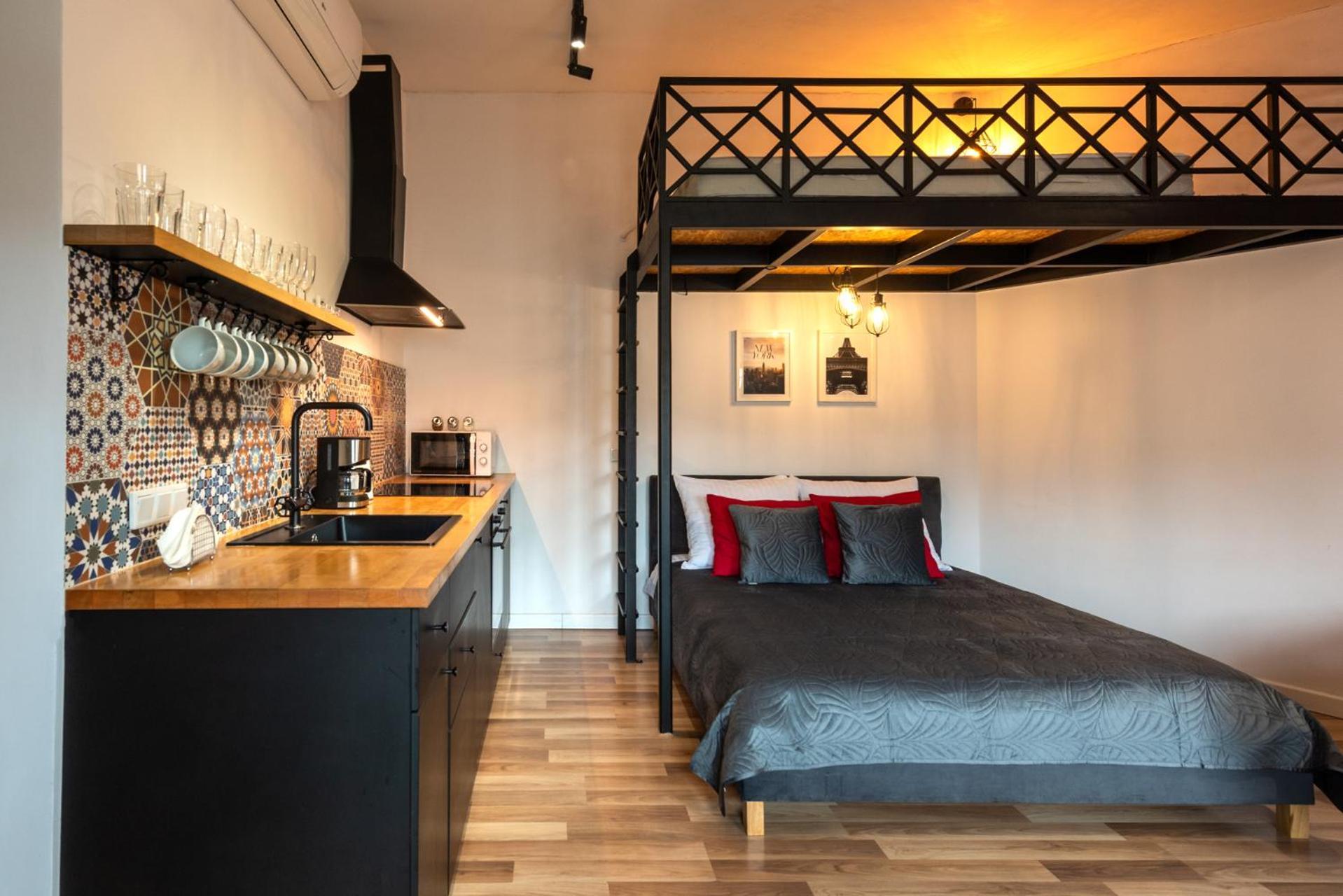 Modern Apartment Arizona Studio Old Town Dietla Balcony Краков Экстерьер фото
