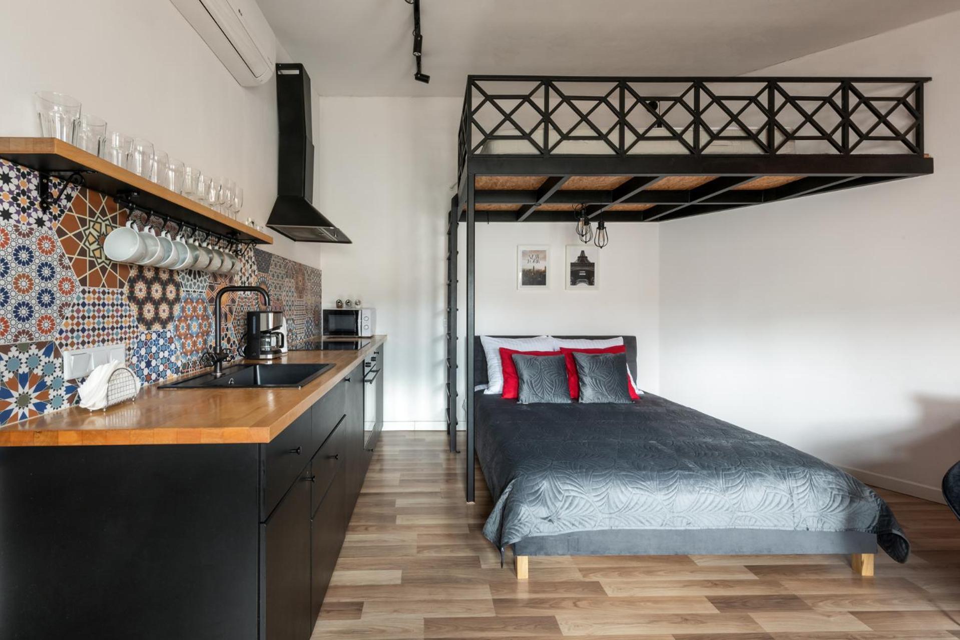 Modern Apartment Arizona Studio Old Town Dietla Balcony Краков Экстерьер фото