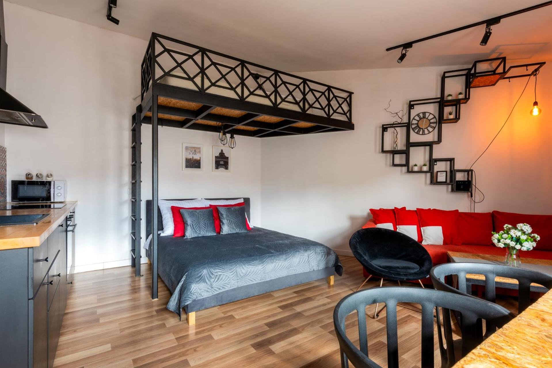 Modern Apartment Arizona Studio Old Town Dietla Balcony Краков Экстерьер фото